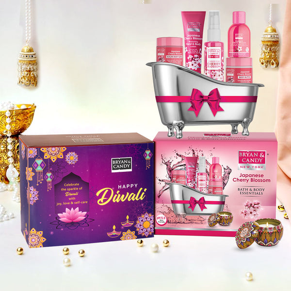 Japanese Cherry Blossom Bath Tub Essentials Bryan & Candy