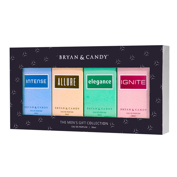 Long-Lasting Men's Perfume Collection - Perfume (EDP) Set of 4 (30ml each), Curated For the Man of Today Bryan & Candy