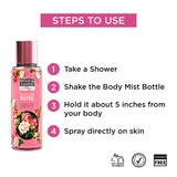 Delicate Rose Body Mist Spray 250 ML Bryan & Candy
