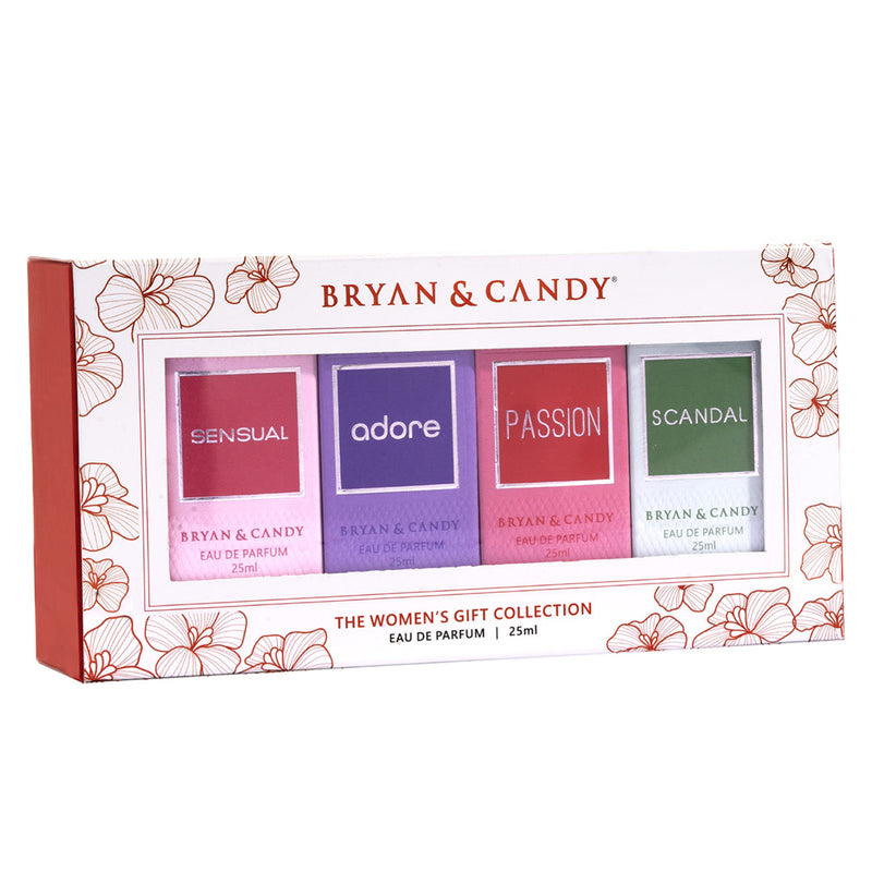 Long-Lasting Women's Perfume Collection - Perfume (EDP) Set of 4 (25ml each), Curated For the Woman of Today Bryan & Candy