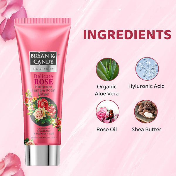 Delicate Rose Hand & Body Lotion Bryan & Candy