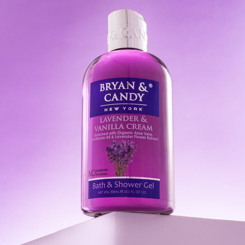 Lavender & Vanilla Cream  Bath and Shower Gel 300 ML Bryan & Candy