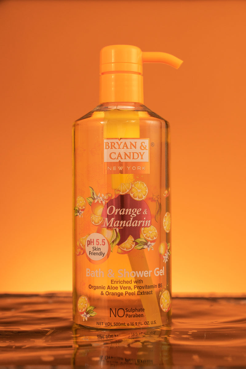 Orange & Mandarin Bath And Shower Gel 500 Ml Bryan & Candy
