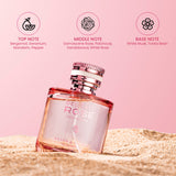 Delicate Rose: A 50ml Pack of Long-Lasting, Lingering & Enchanting Women's Perfume Bryan & Candy