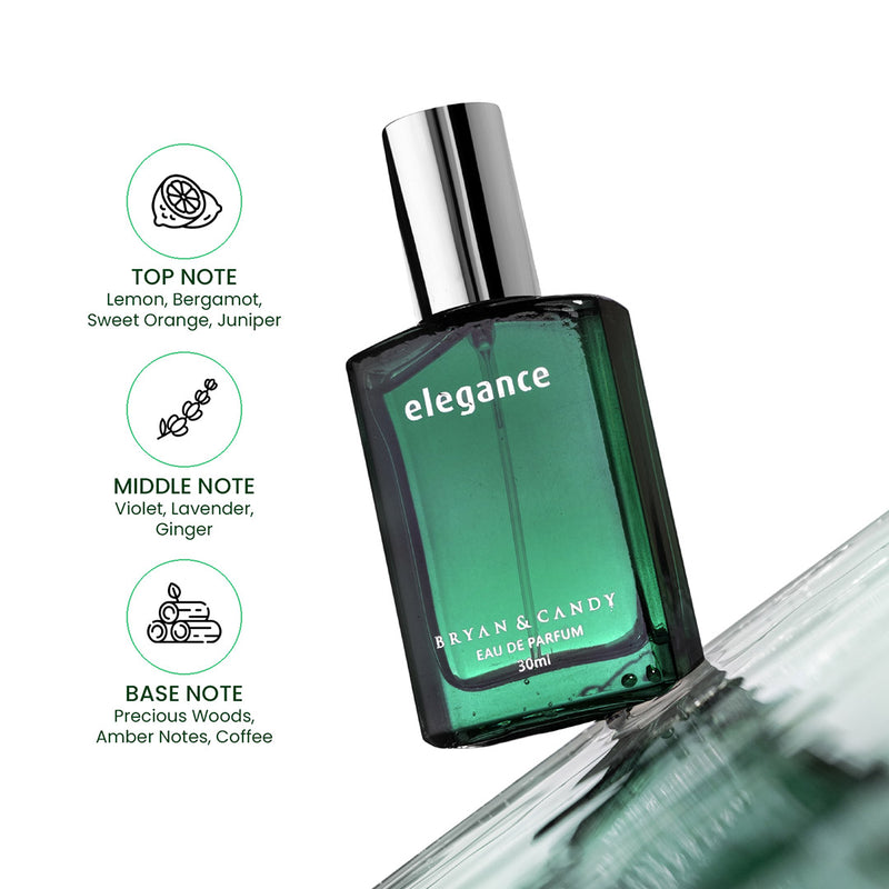Elegance Perfume (EDP) for Men: 30 ml Fragrance that defines Timeless Elegance. Bryan & Candy