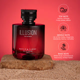 Illusion: A 100ml Pack of Long-Lasting, Lingering & Enchanting Women's Perfume Bryan & Candy