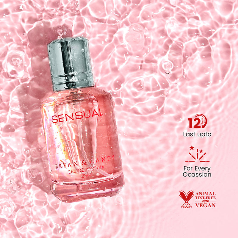 Buy Sensual Perfume EDP 25ml for women online – BRYAN & CANDY