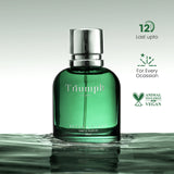 Triumph Perfume (EDP) for Men - 50ml, Long Lasting Fragrance with a Fruity appeal and exotic notes of patchouli and lavendar Bryan & Candy